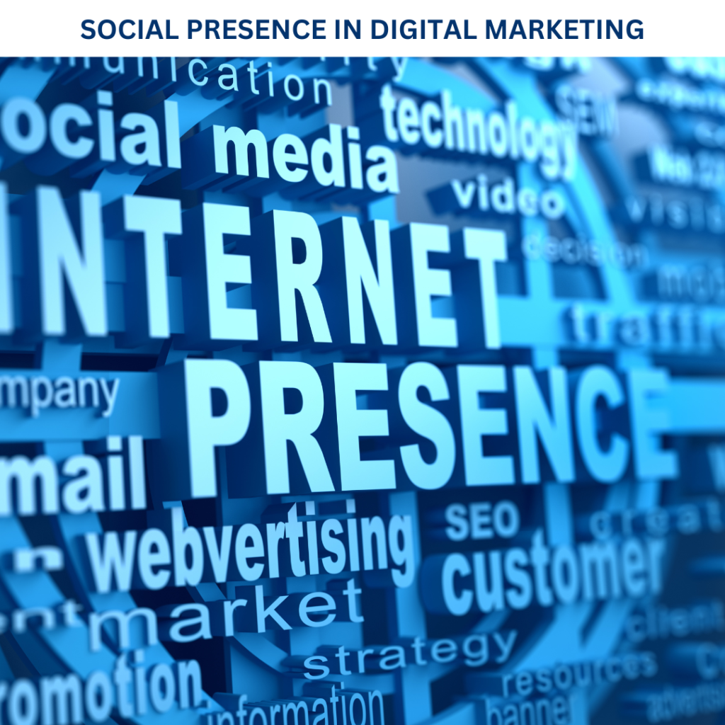 social presence in digital marketing for boost profit for business